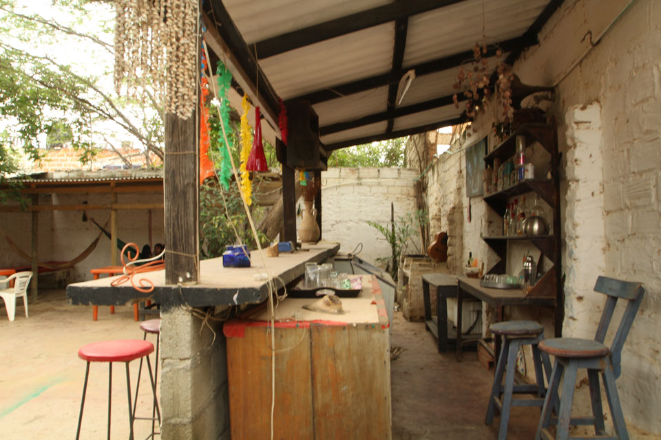 Taganga: Hostel Garaje, bývalý slávny bar