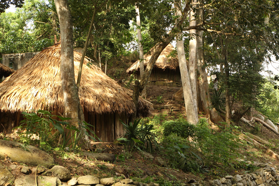 Tayrona park: settlements of the Kogis people