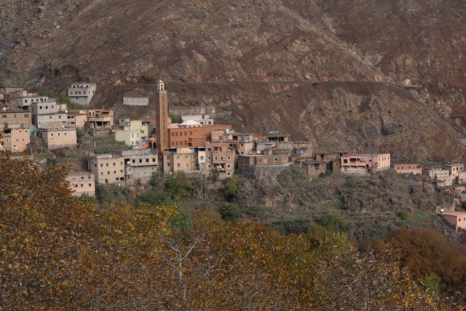 Horská dedinka Imlil, 1750 metrov n.m.